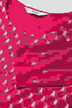 Fuchsia Rayon Straight Kurta Pants Set image number 1