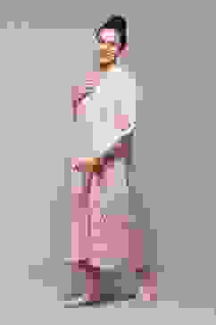 Off White Rayon Printed Sleepwear image number 1