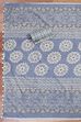 Blue Cotton Unstitched Suit Set image number 3