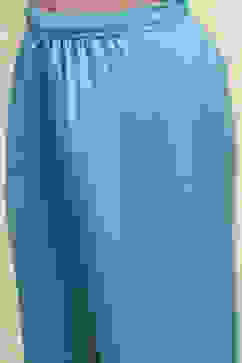 Turquoise Angrakha Printed Flared Suit Set image number 2