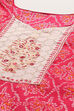 Pink Cotton Unstitched Suit Set image number 2