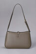 Grey PU Shoulder Bag image number 2