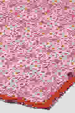 Red Rayon Flared Kurta Garara Suit Set image number 3