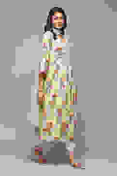 Sea Green Rayon Straight Kurta Pants Suit Set image number 6