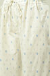 Blue LIVA Straight Kurta Palazzo Suit Set image number 2