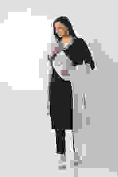 Off White Poly Cotton Dupatta image number 3