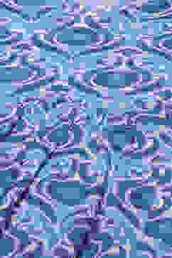 White And Blue Cotton Kaftan Set image number 2