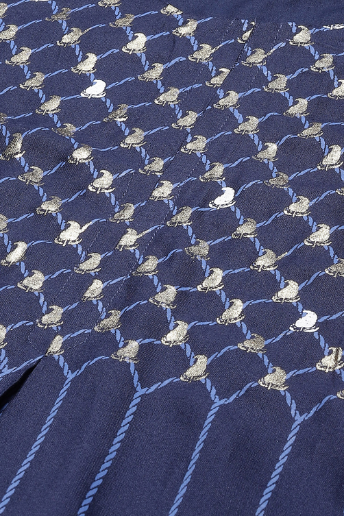 Plum Printed Rayon Straight Kurta Regular Pants Suit Set image number 1