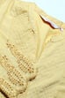 Peach Cotton Flax Kurta image number 1