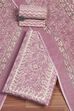 Blue Cotton Unstitched Suit Set image number 0