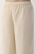 Beige Cotton Straight Palazzos image number 1
