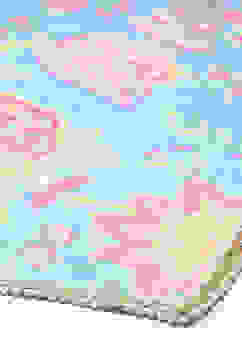 Pink Polyester Straight Printed Suit Set image number 3