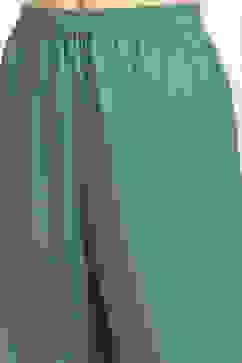 Teal Cotton Unstitched Suit Set image number 3