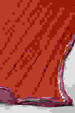 Deep Red Cambric Relaxed Kurta Palazzo Suit Set image number 3