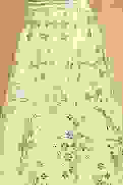 Neutral Polyester Embroidered Kalidar Lehenga Set image number 2