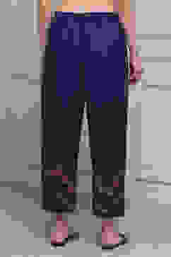 Navy Rayon Palazzo image number 5