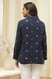 Navy Cotton Straight Yarndyed 3 Piece Set image number 3