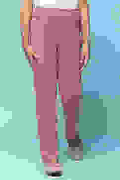 Onion Pink Cotton Lycra Skinny Jeggings image number 4