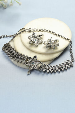 Turquoise Brass Set image number 2