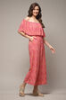 Pink LIVA Printed Jumpsuit image number 4