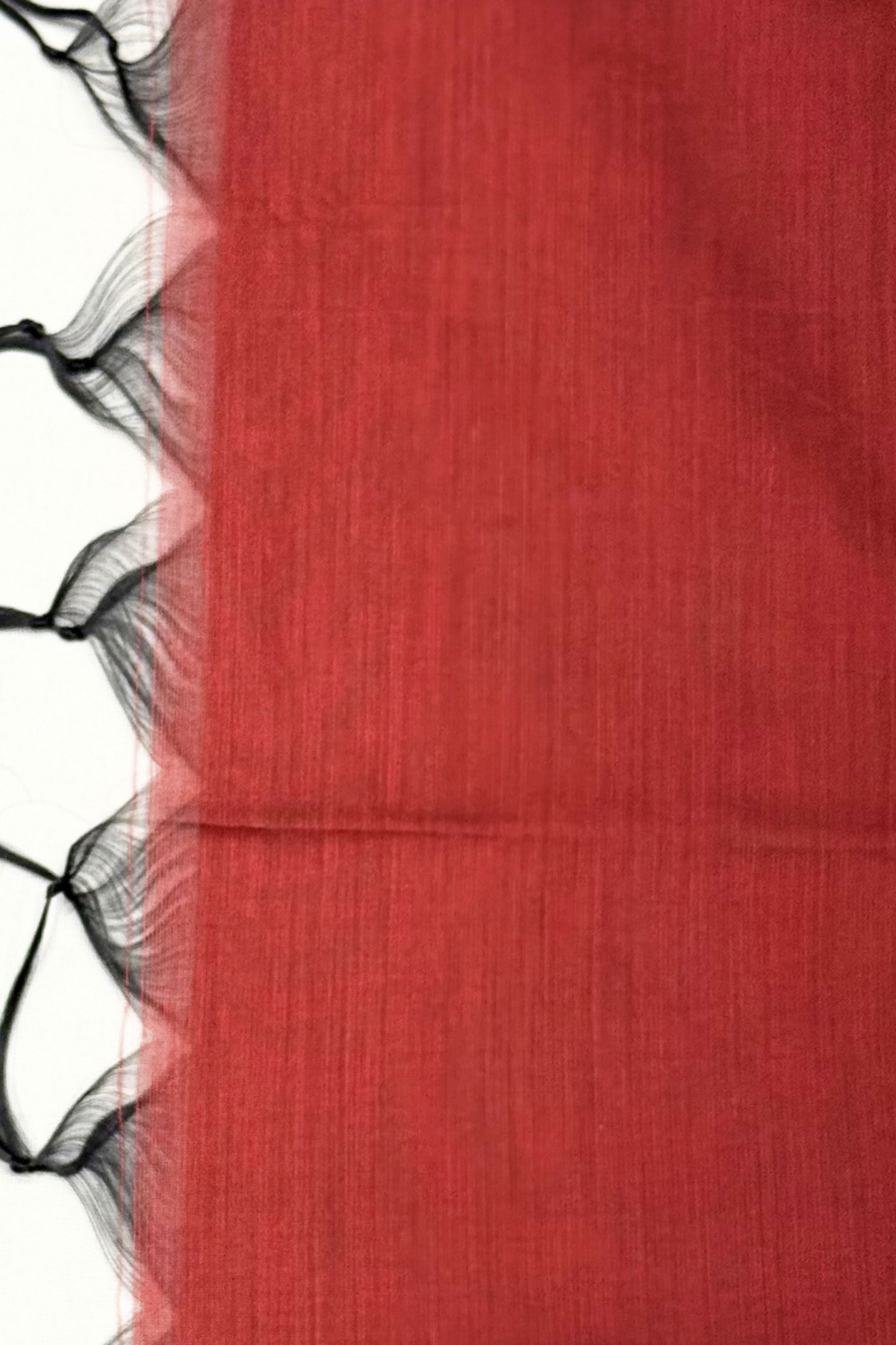 Red Chanderi Silk Printed Unstitched Suit Set image number 4