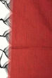 Red Chanderi Silk Printed Unstitched Suit Set image number 4