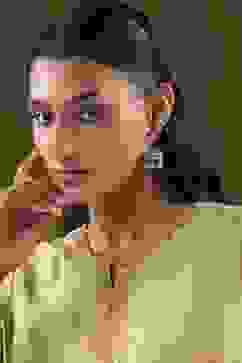 Mint Green Alloy Jhumka image number 3