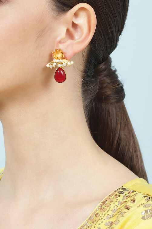 Red Earrings image number 1