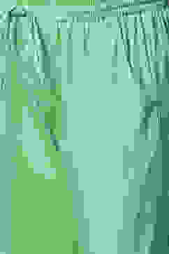 Green Cotton Blend Capris image number 1