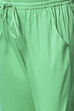 Pink Cotton Blend Capris image number 1