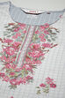 Sky Blue LIVA Straight Printed Kurta image number 5