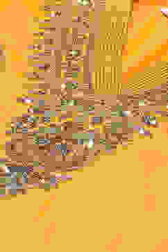 Yellow Cotton Blend Straight Kurta Pants Suit Set image number 1