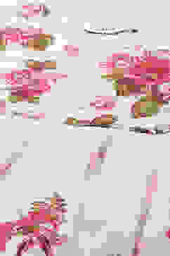 Off White Cotton Anarkali Suit Set image number 1