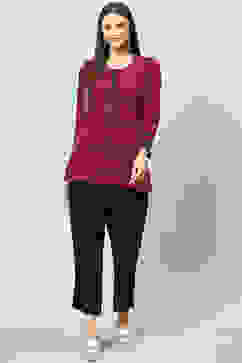 Navy Rayon Palazzo image number 5