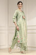 Pink Cotton Printed Unstitched Suit Set image number 6