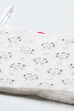 White Poly Chanderi Mirror Work Tiered Lehenga Set image number 1