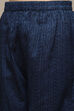 Blue Cotton Hand Block Print Unstitched Suit Set image number 6