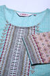 Pink Cotton Straight Printed Kurta image number 1