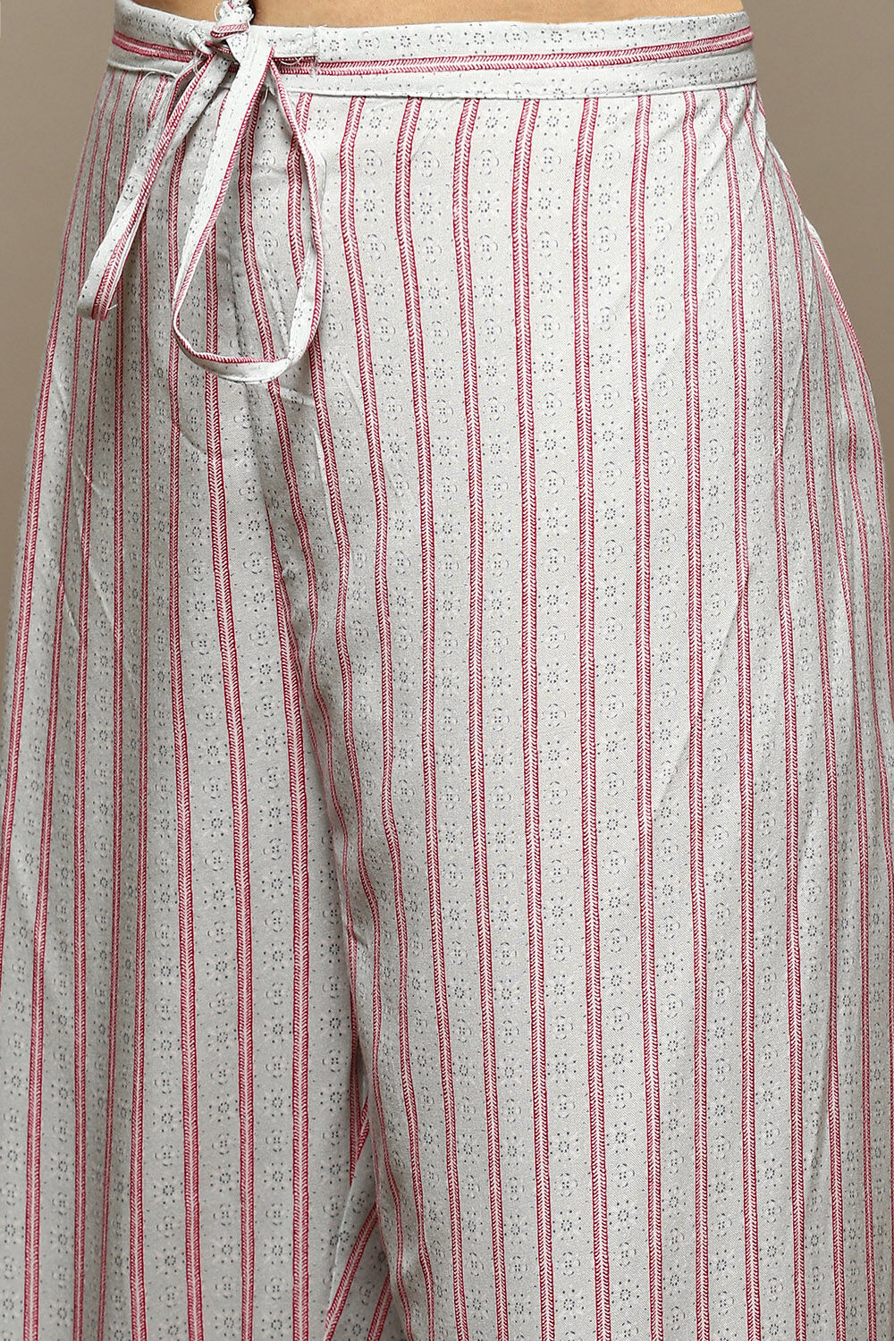 Steel Blue Rayon Straight Kurta Palazzo Suit Set image number 2