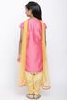 Pink Poly Cotton Straight Kurta Salwar Suit Set image number 5