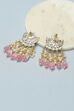 Light Pink Kundan Earrings image number 3