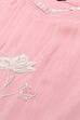 Baby Pink Organza Unstitched Suit set image number 2