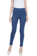 Off White Cotton Lycra Leggings image number 0
