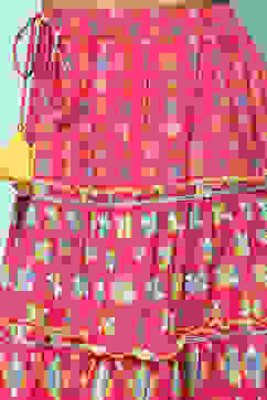 Pink Cotton Printed Suit Set image number 2