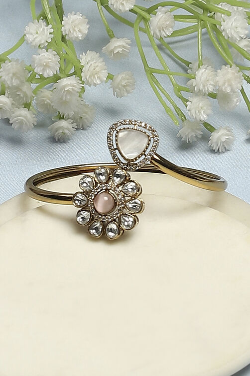 Light Pink Brass Bracelet image number 0