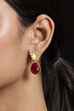 Maroon Earrings image number 1