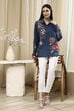 Brown Cotton Floral Printed Shirt image number 0