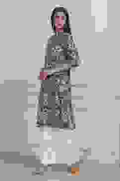 Blue Cotton Straight Kurta image number 2