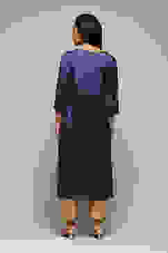 Teal Viscose Straight Printed Kurta image number 4