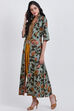 Green Viscose Three Piece Set image number 2